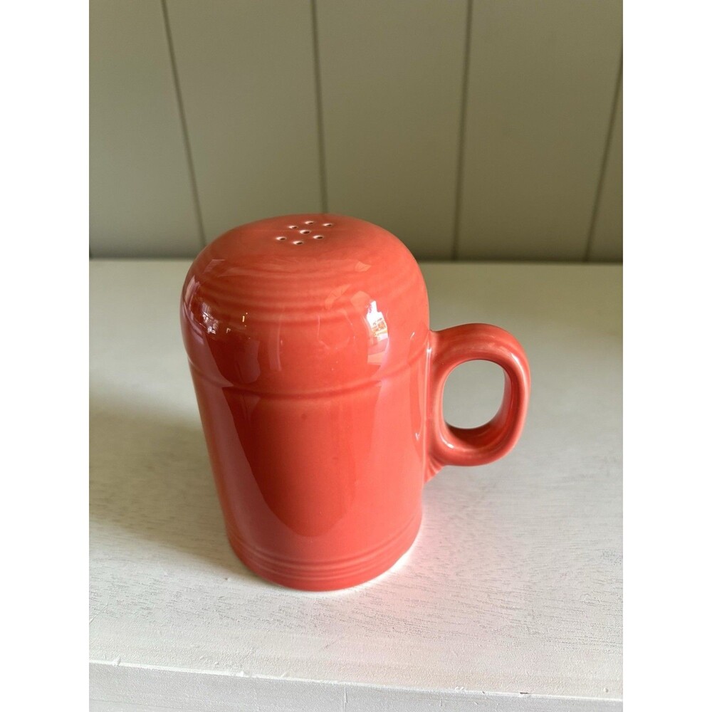 Vintage Homer Laughlin Fiesta Persimmon Range Top Shaker Cork Stopper HLC USA